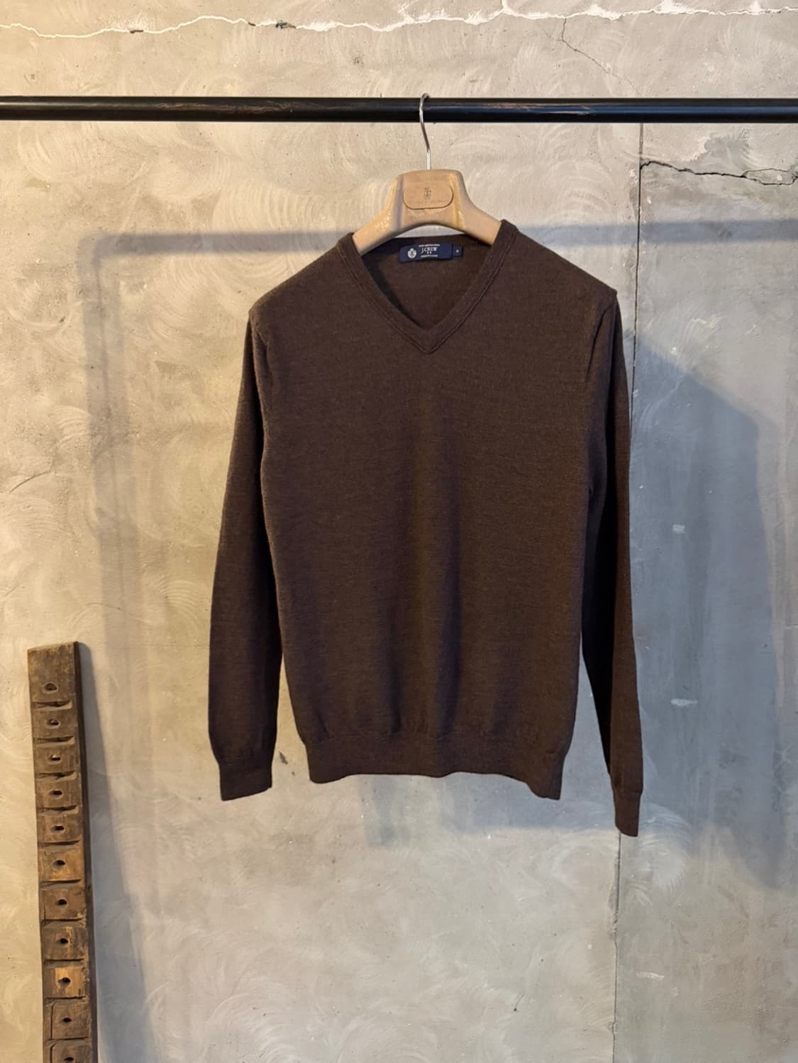 제이크루 램스울 브이넥 니트 남성95 상품이미지1