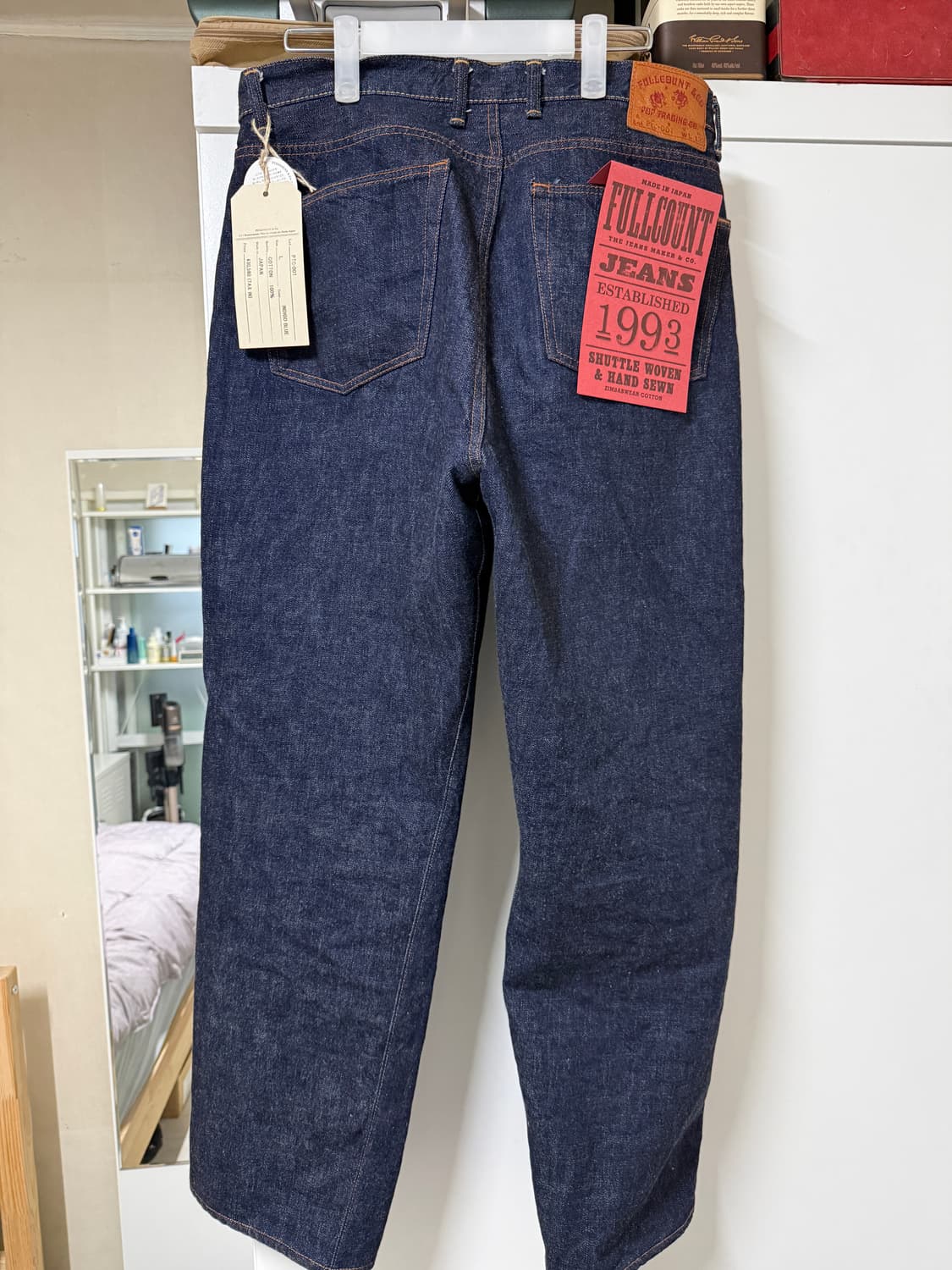 풀카운트 x 팝트레이딩 한정판 DRS 데님 L 사이즈 상품이미지2