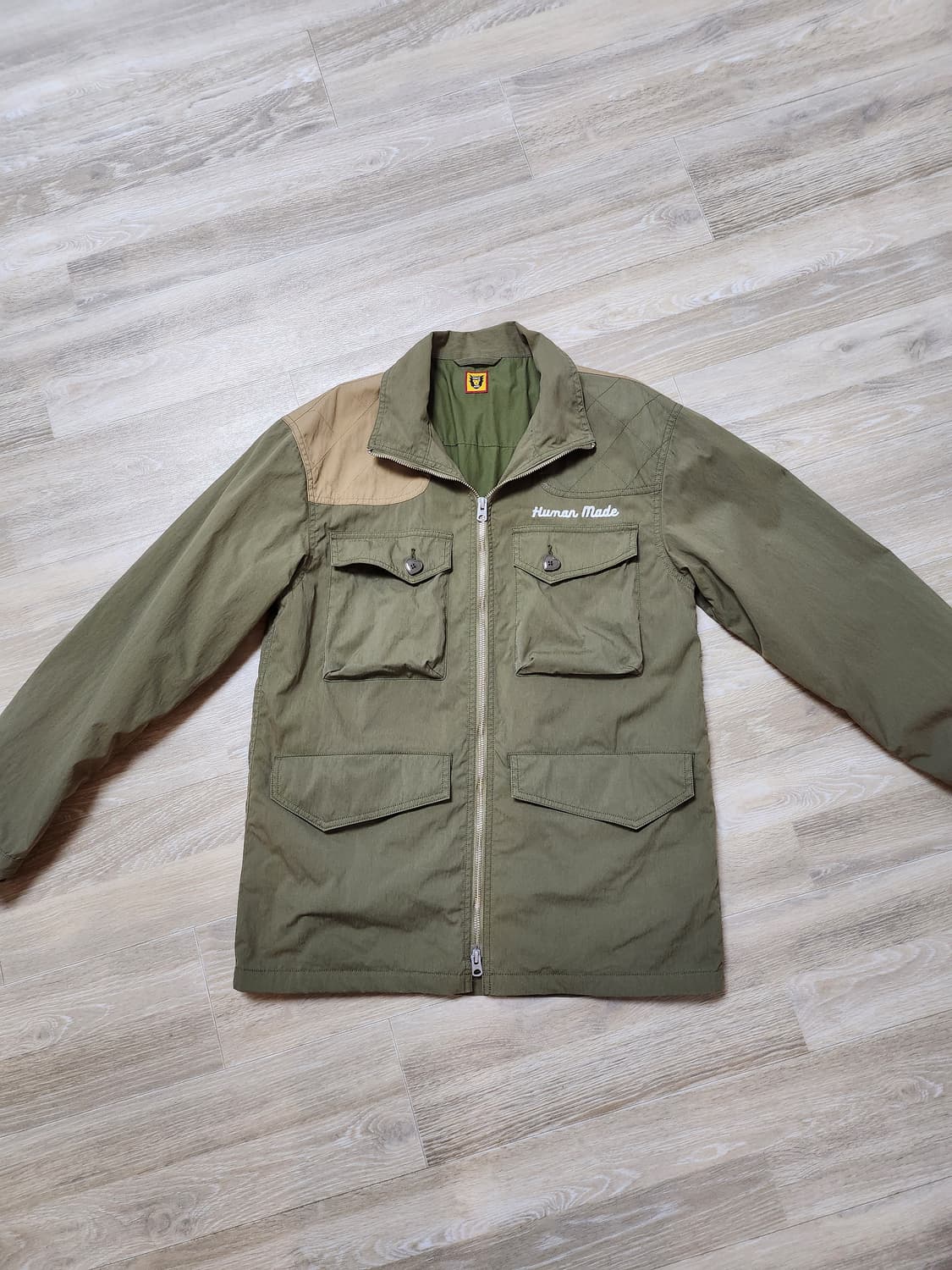 휴먼메이드 헌팅 자켓 올리브 드랩 상품이미지2