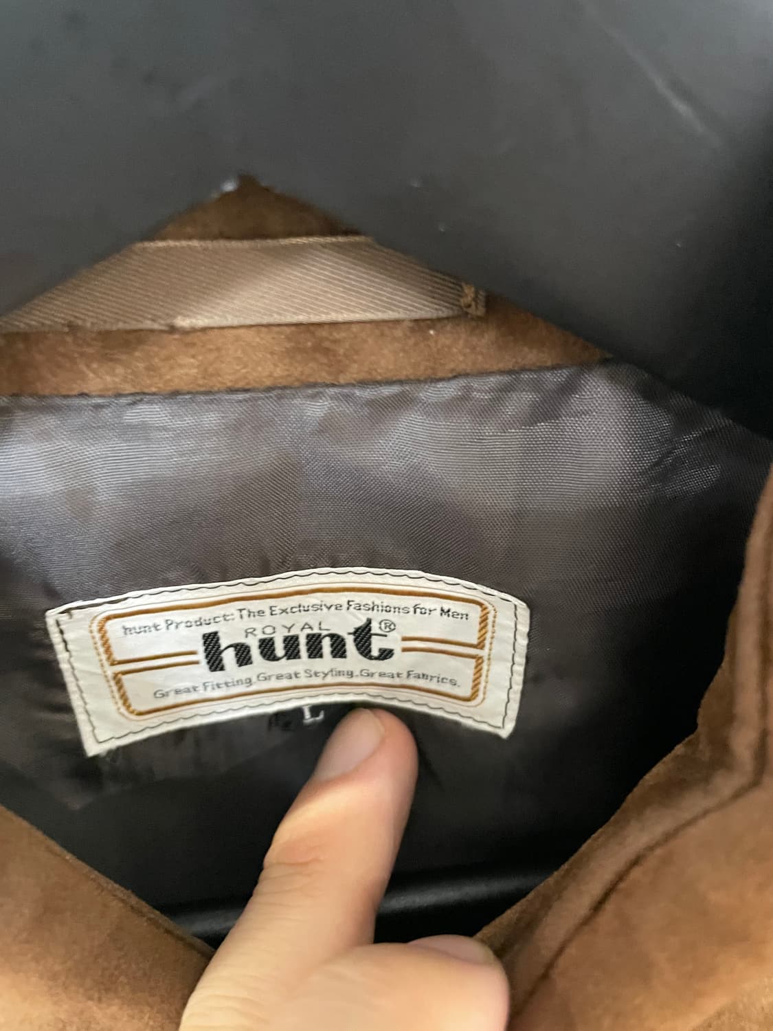 (L) Hunt 헌트 스웨이드 투포켓 셔츠 자켓 상품이미지4