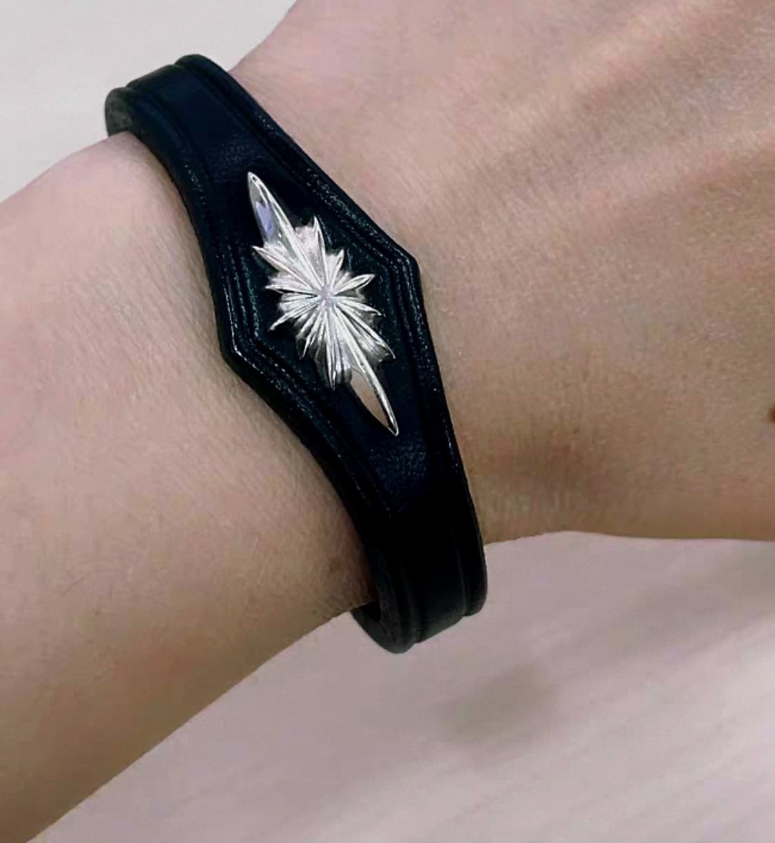 3cross cowhide silver navajo bracelets 상품이미지3