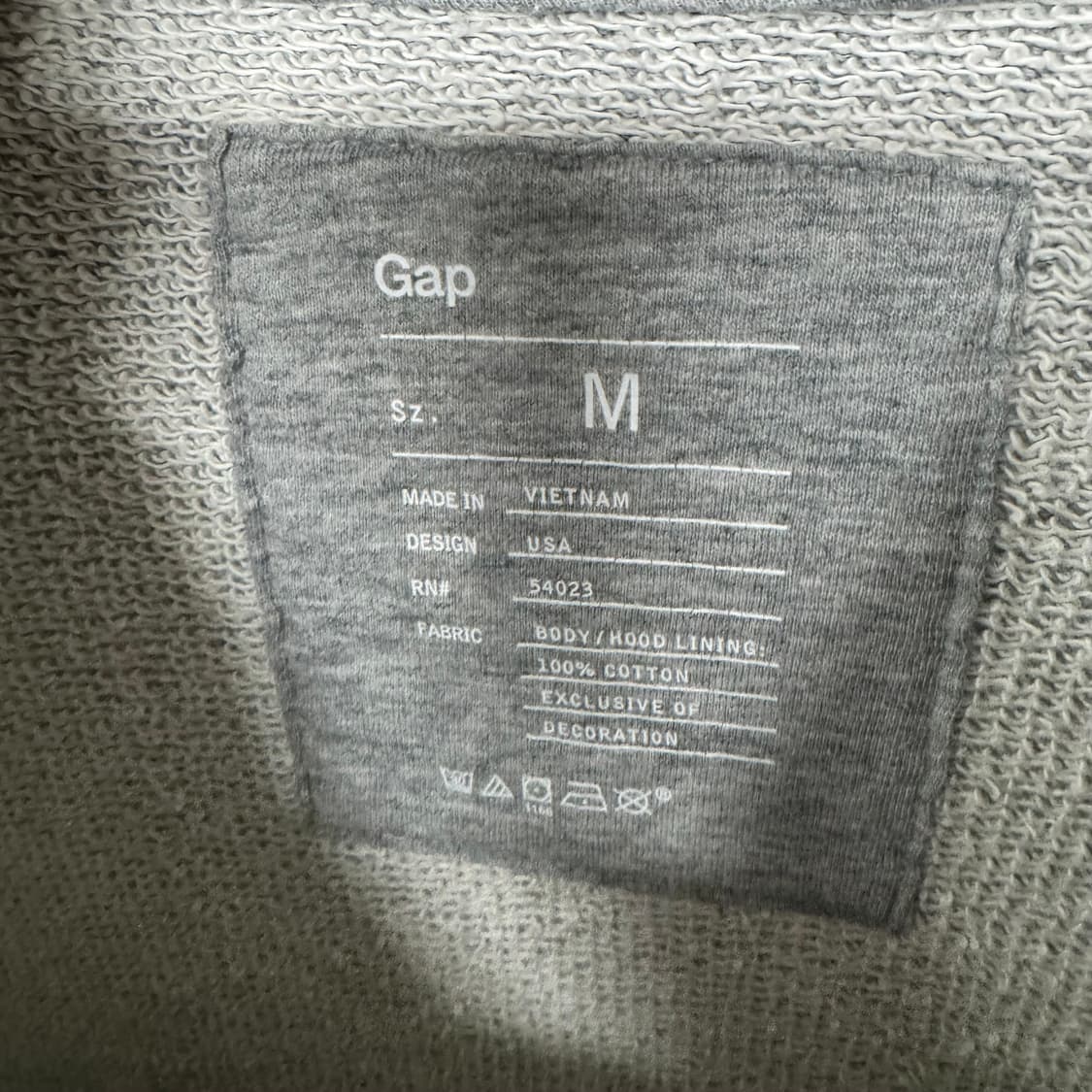 갭 로고 후드티 상품이미지3