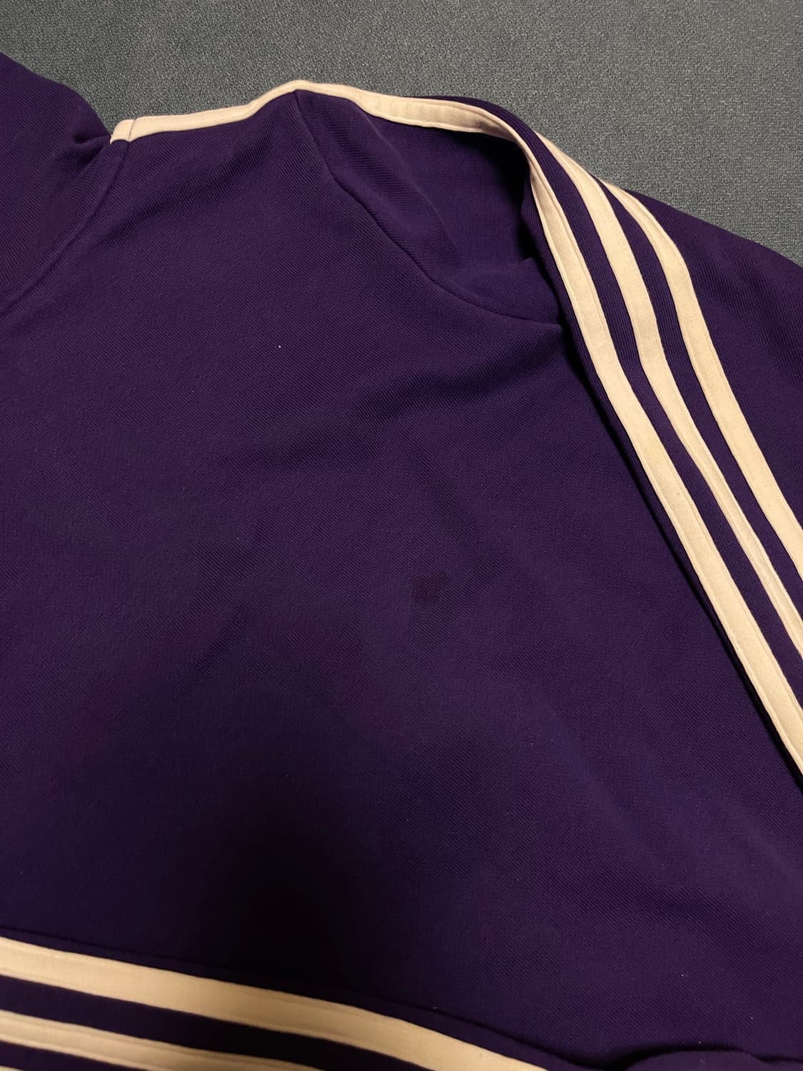 아디다스 면 후드집업 퍼플 상품이미지5