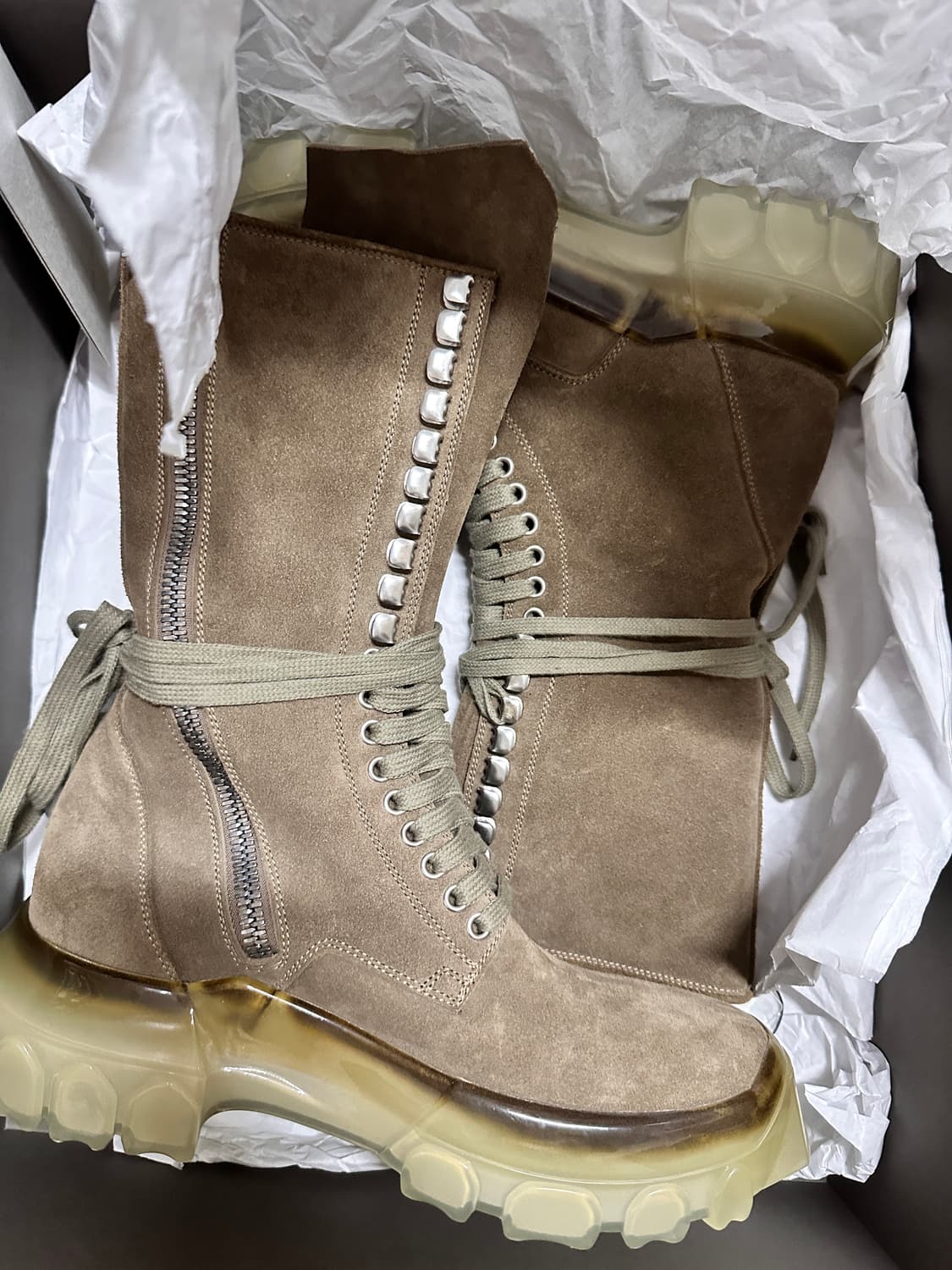 rick owens sisyphus tractor boots dust40 상품이미지1
