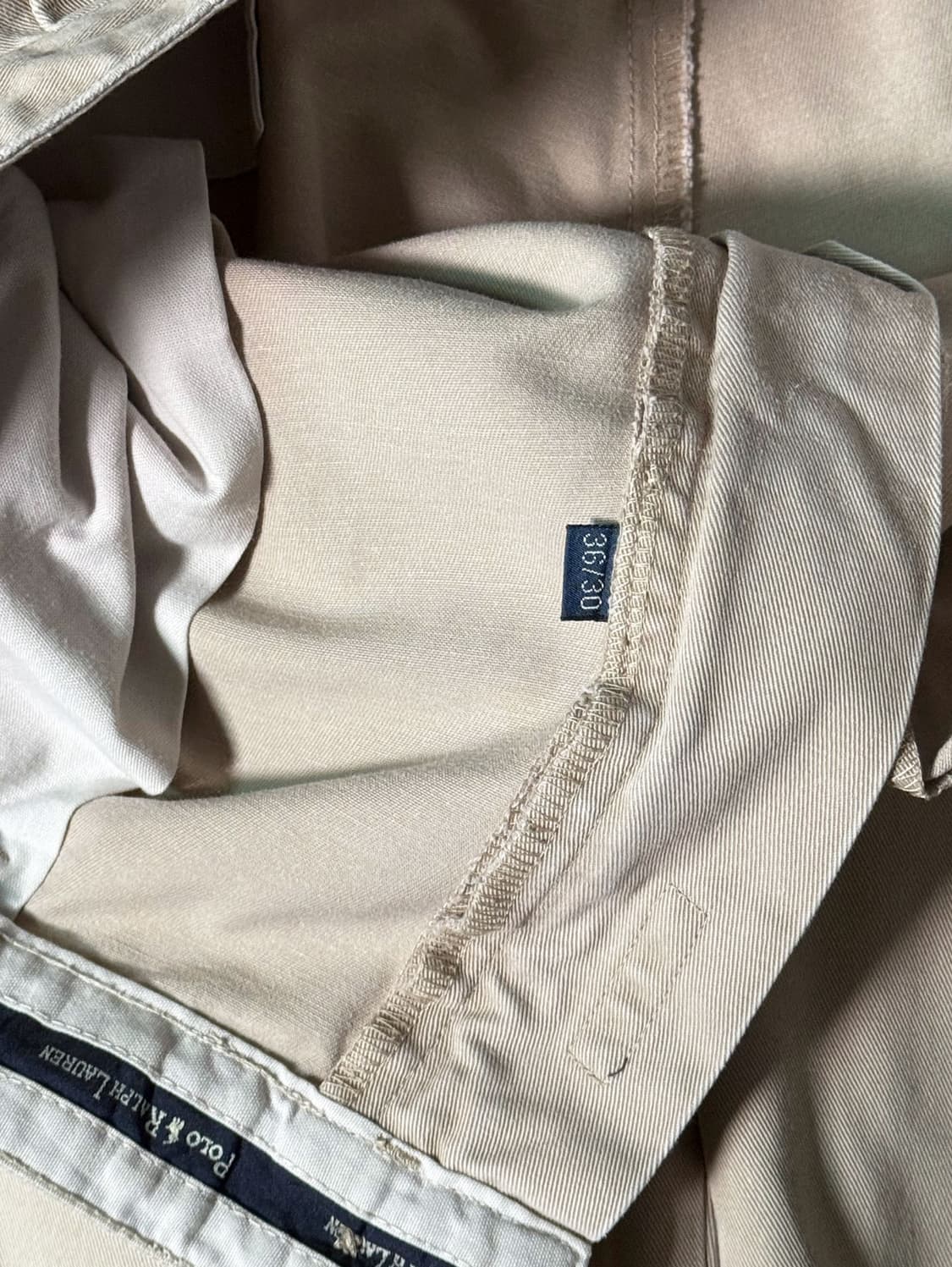 (36) 90s 폴로 랄프로렌 앤드류 더블 플리츠 치노 팬츠 상품이미지5