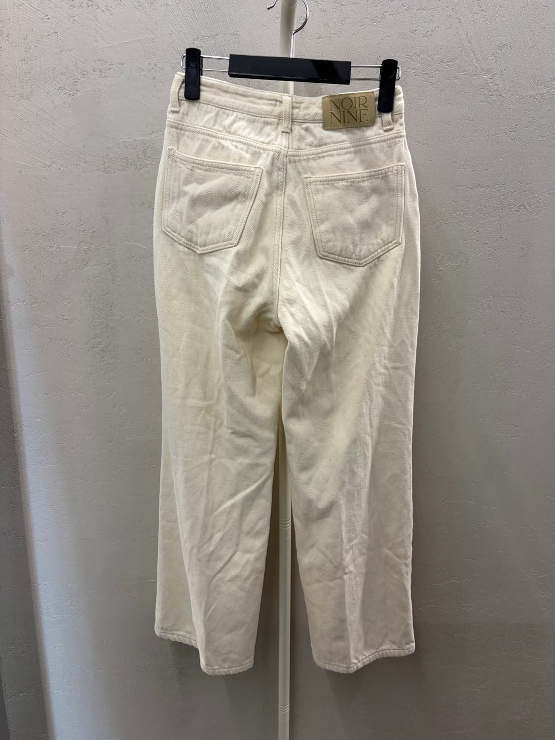 NOIRNINE 아이보리 데님 팬츠 S 상품이미지6