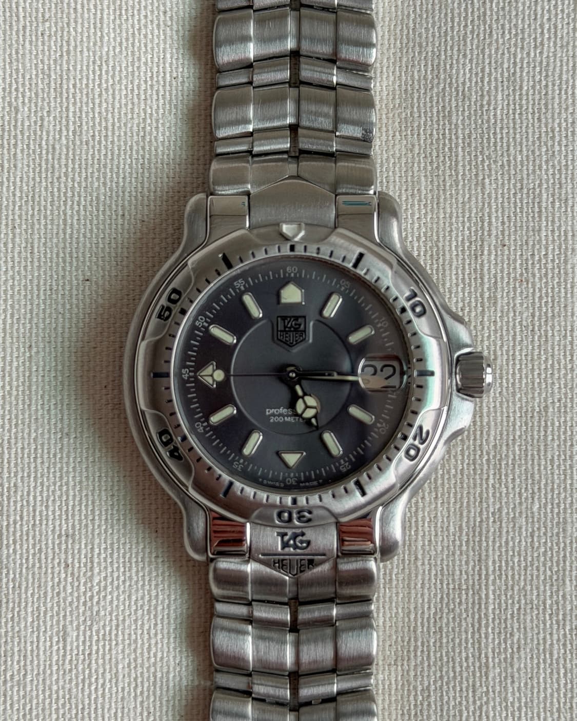 태그호이어6000  그레이 다이얼 36mm 상품이미지3