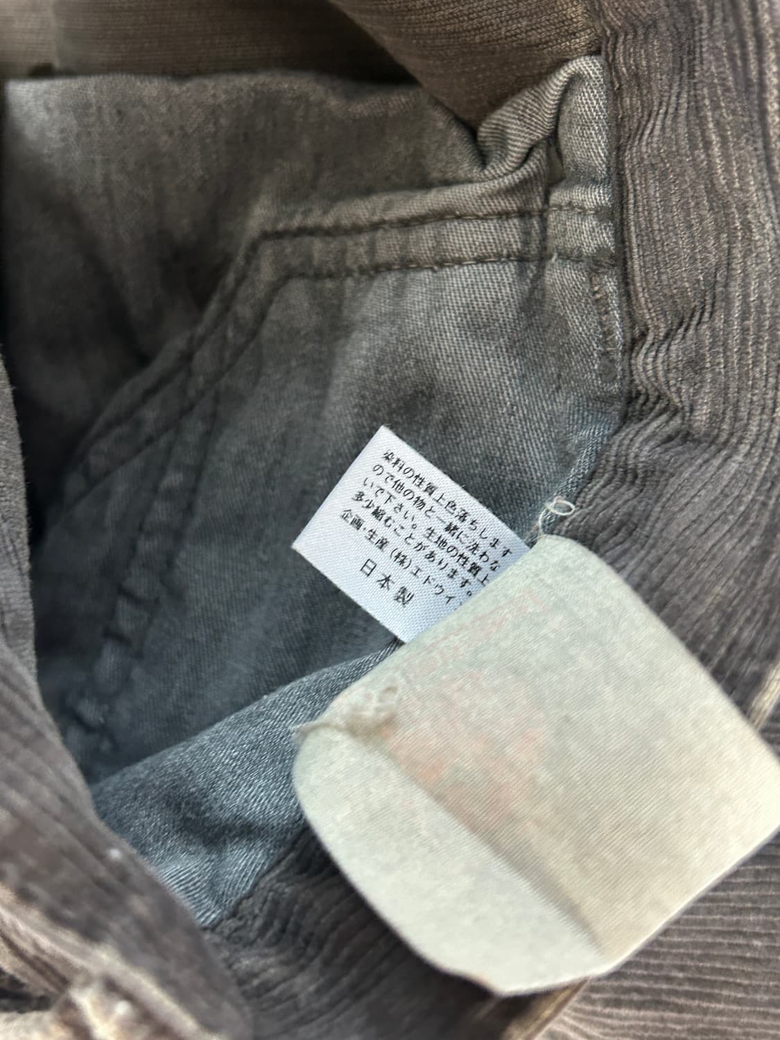 칼하트 코듀로이 팬츠 일본제 상품이미지4