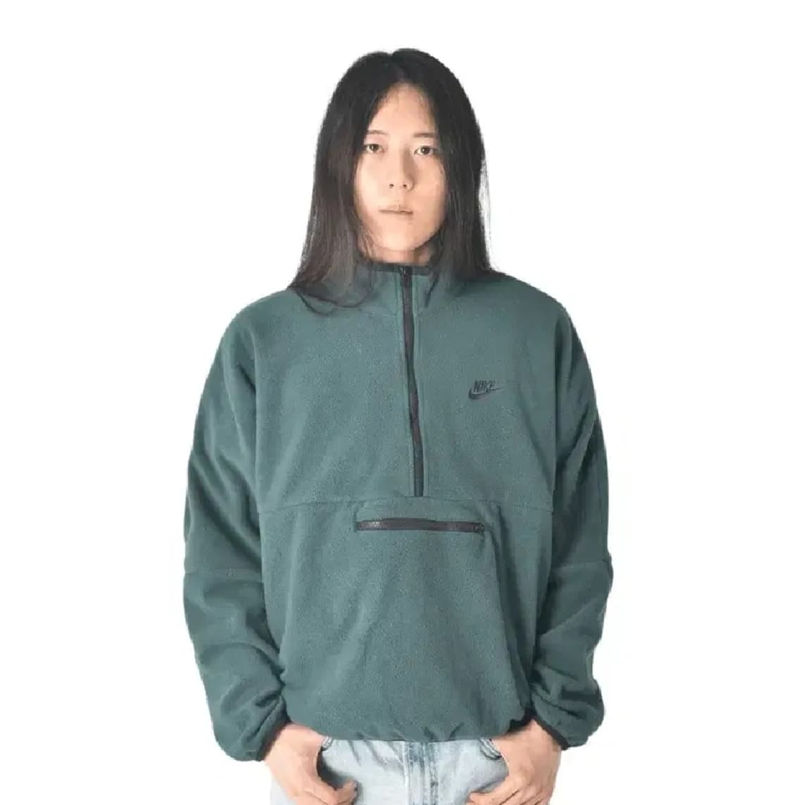 (새상품 XL) 나이키 클럽 플리스 보아 하프 집업 탑 후리스 아노락 상품이미지3