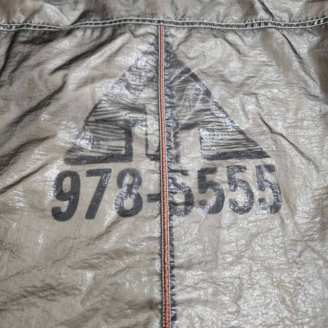 디젤 DIESEL S-U24 나일론 오버셔츠 자켓 올리브 L 상품이미지9