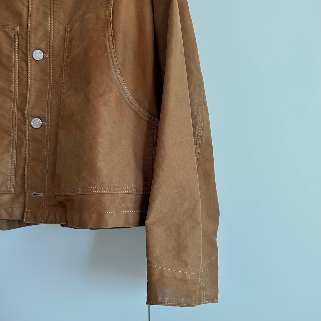 프라다 라프시몬스 24fw 몰스킨 올드이펙트 워크자켓 상품이미지4