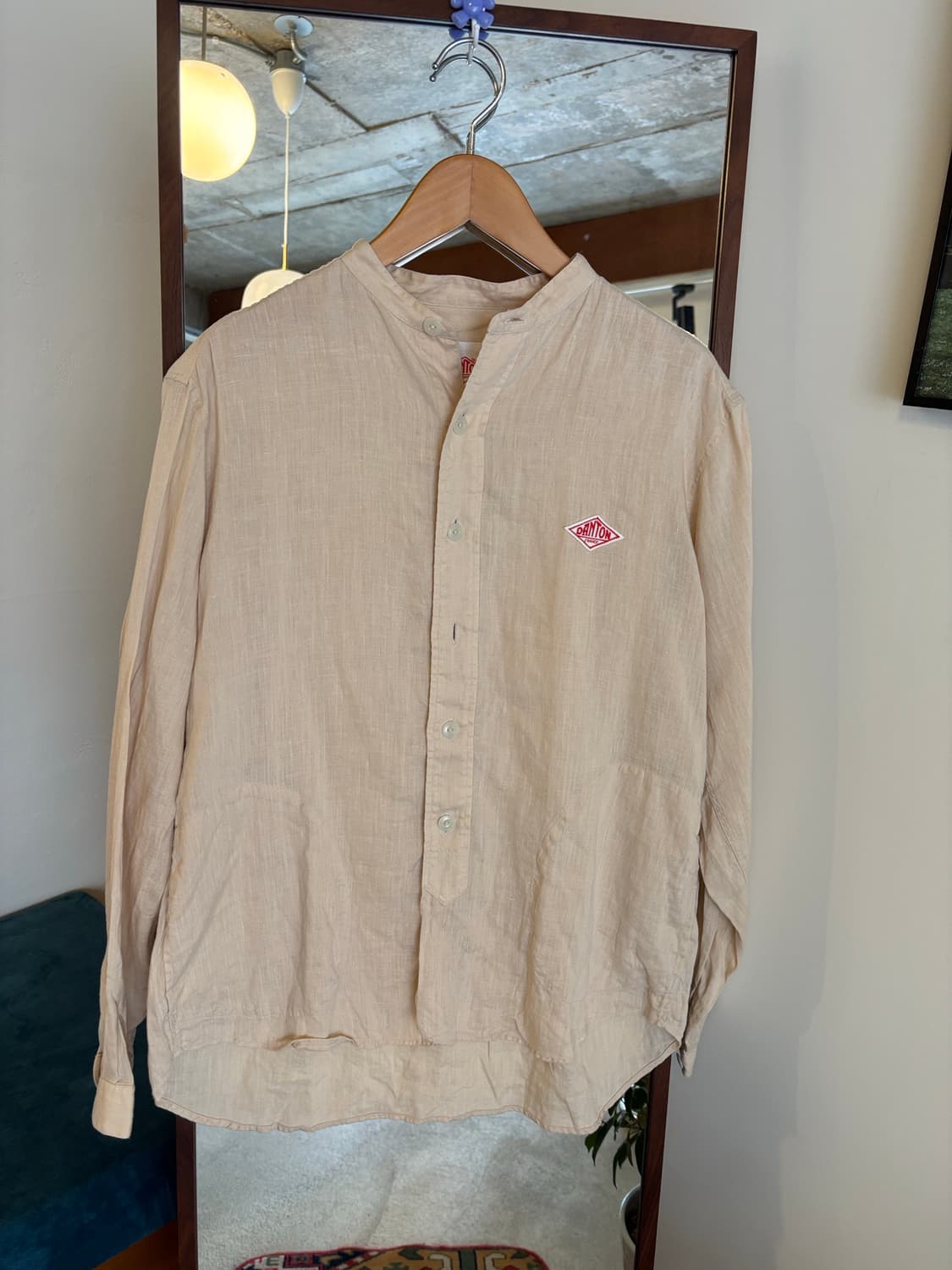 DANTON  린넨셔츠 아이보리 상품이미지2