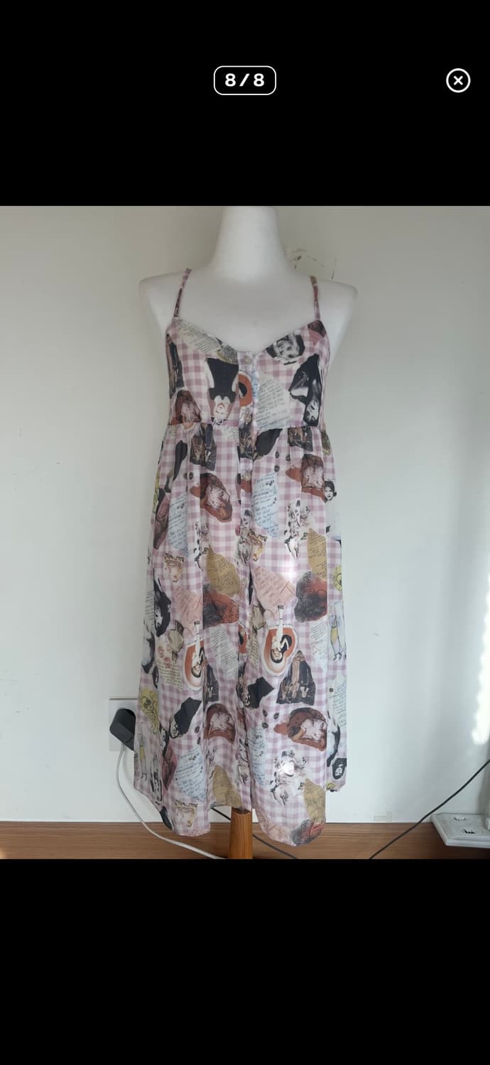 히스테릭 글래머 x 코트니 러브 슬립 원피스 상품이미지1