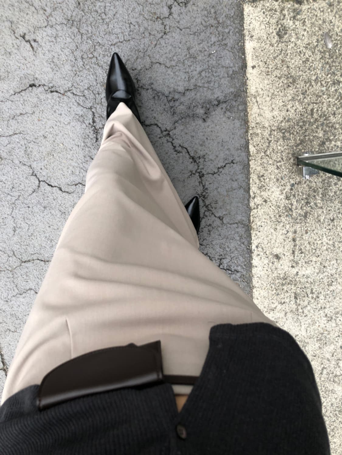 리스 lys 로우 라이즈 맥시 스커트 상품이미지6