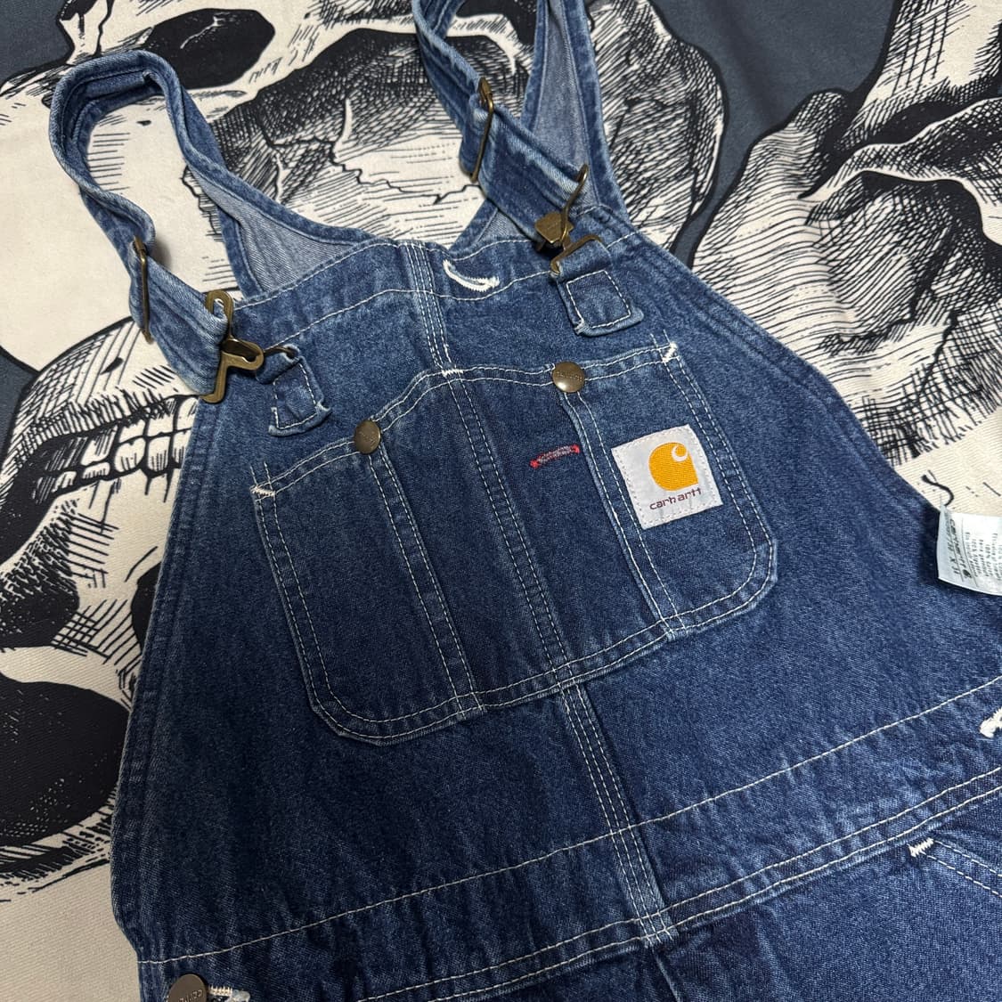 칼하트 오버롤 멜빵바지 30X34 상품이미지4