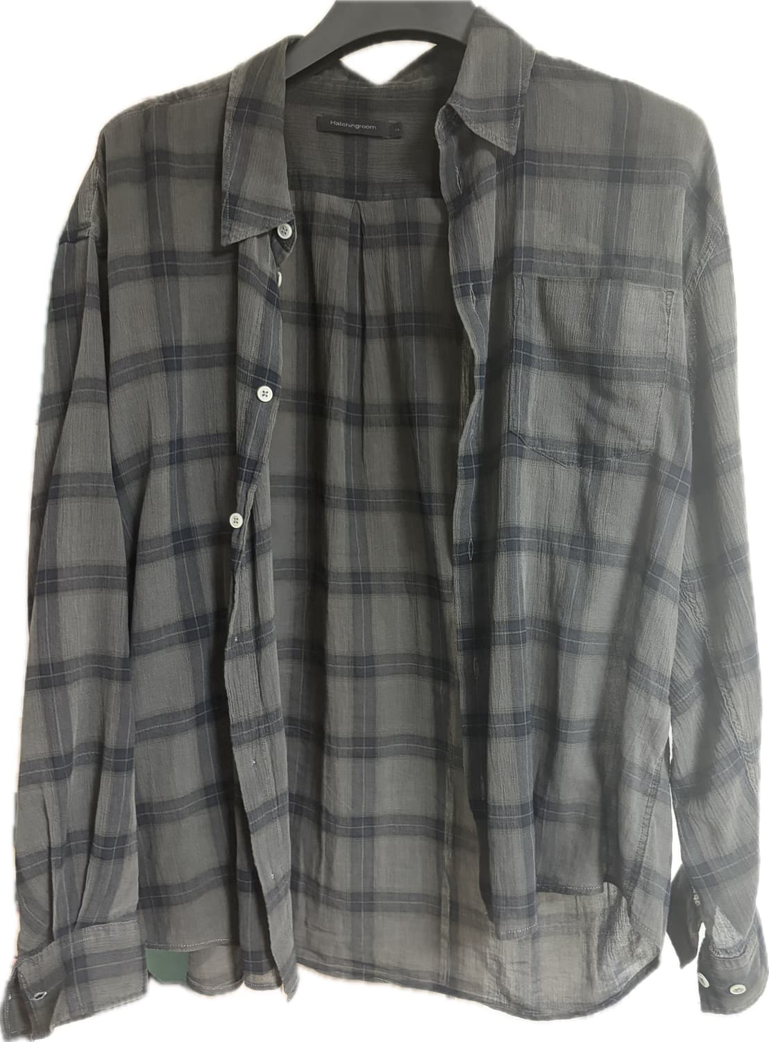 해칠룸 체크 셔츠 상품이미지1