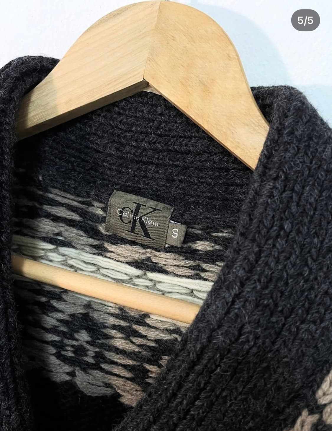 켈빈 노르딕 니트 가디건 상품이미지5