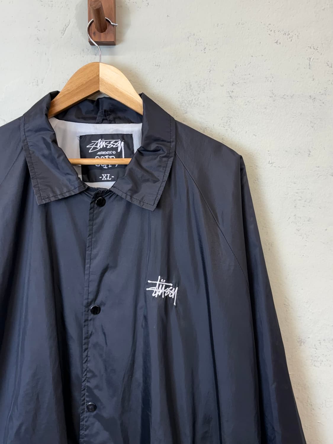 스투시 빈티지 코치자켓 블랙 상품이미지2