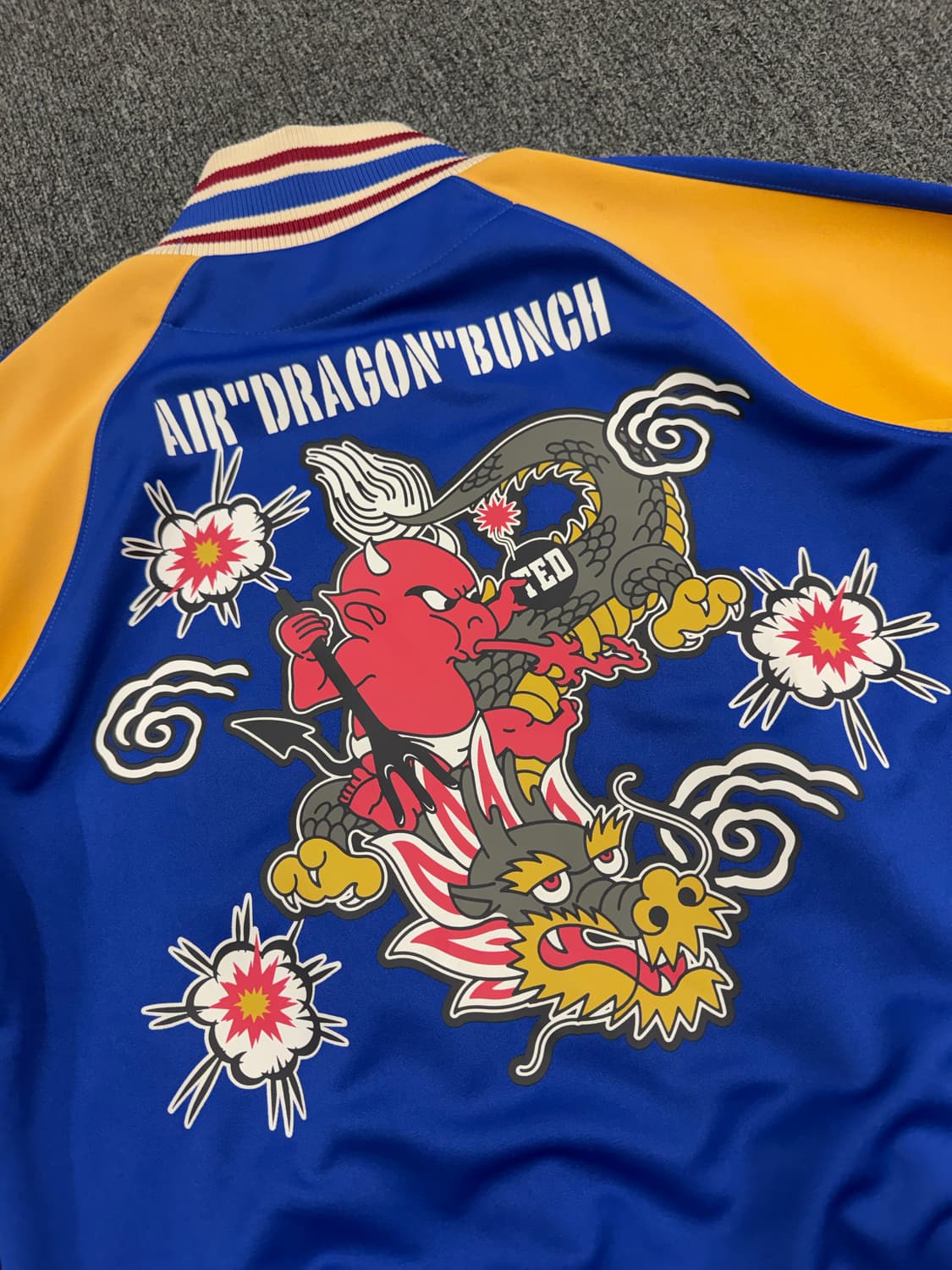 M)테드 컴퍼니 빈티지 프린팅 투톤 져지 상품이미지9