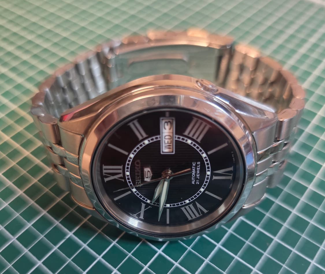 세이코 5 오토메틱 SNKL35K1 시계 상품이미지6