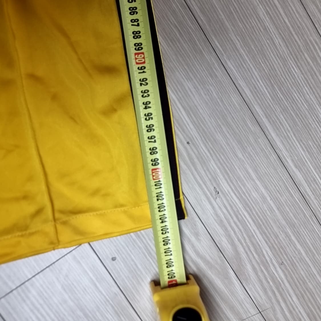 아디다스 이소룡 노란색 삼선 트레이닝 바지(실측) 상품이미지10