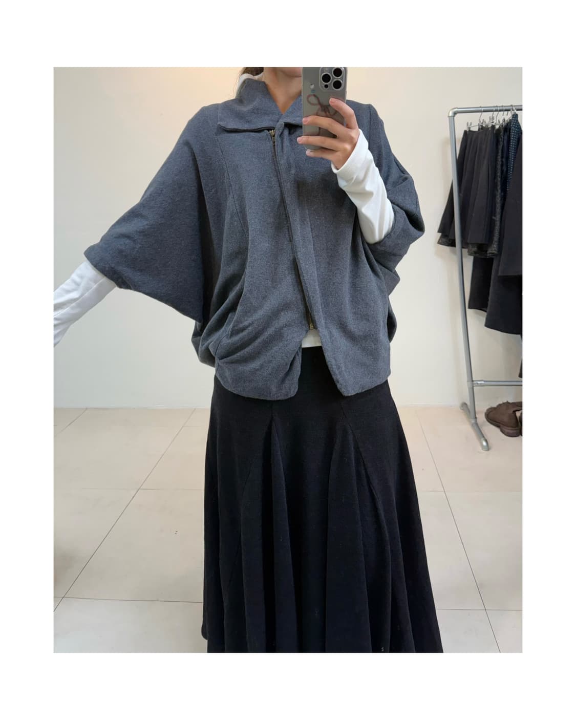 The emporium 케이프 집업 상품이미지4