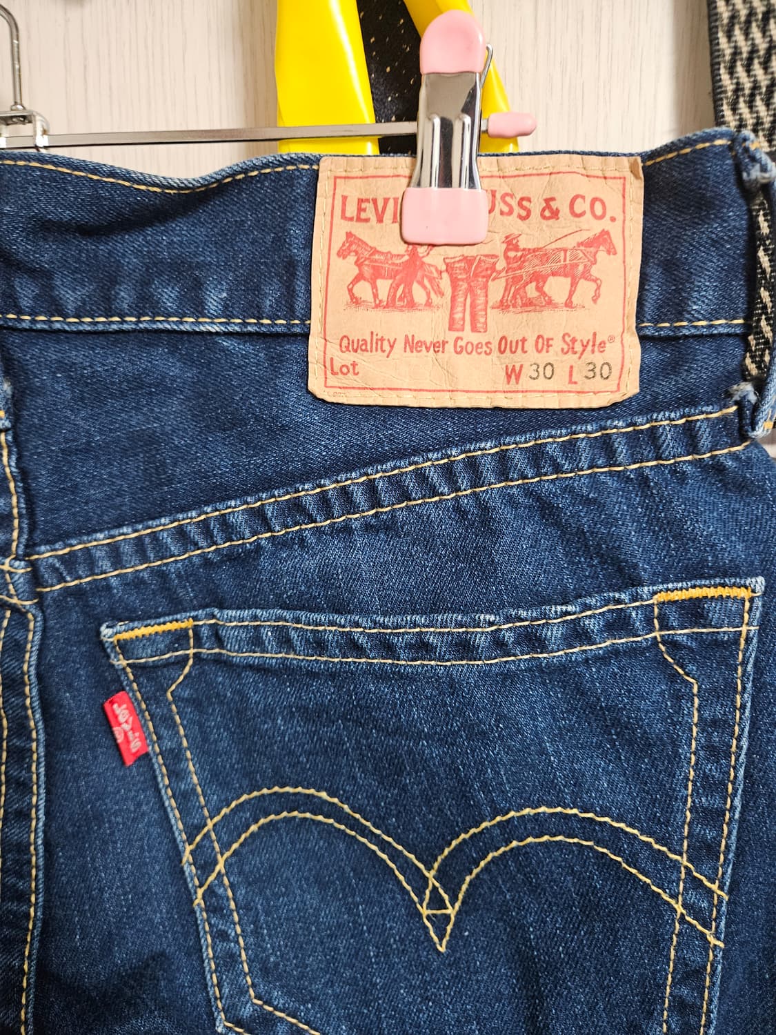 00s levis type1 청셋업 m/30 리바이스 빈티지 상하의 상품이미지6