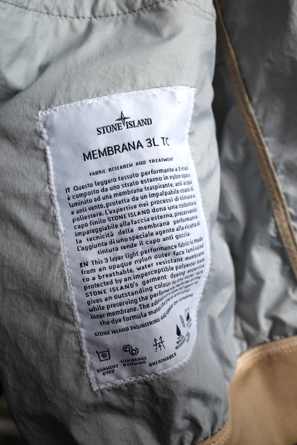 스톤아일랜드 멤브라나 3L tc 자켓 상품이미지8