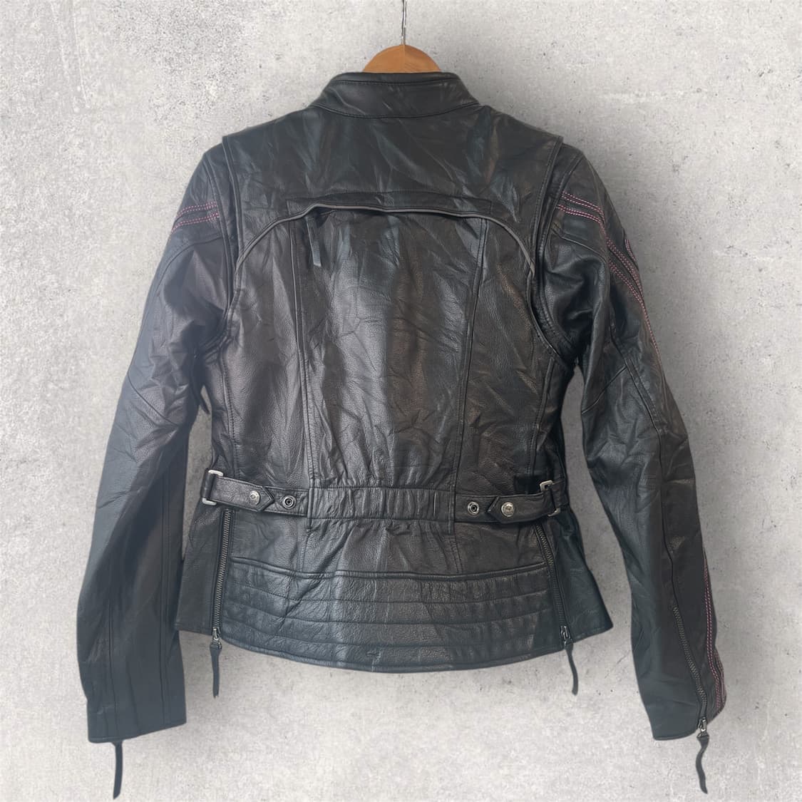 할리데이비슨 여성 가죽자켓 핑크라벨 상품이미지3