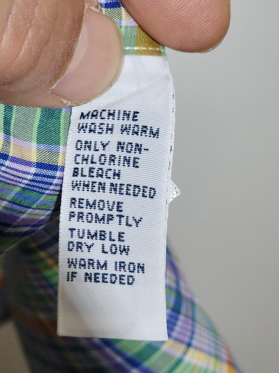 (L) 랄프로렌 폴로 남방 체크 셔츠 로고 캐주얼  상품이미지5