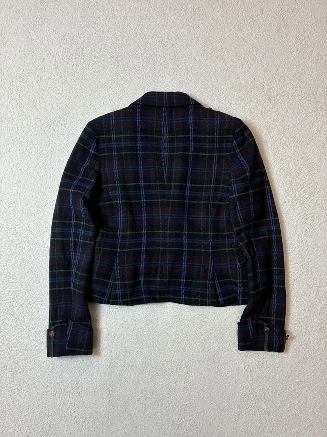 폴로 랄프로렌 00's 램스울 크롭 체크 블레이저 PN6875 상품이미지4