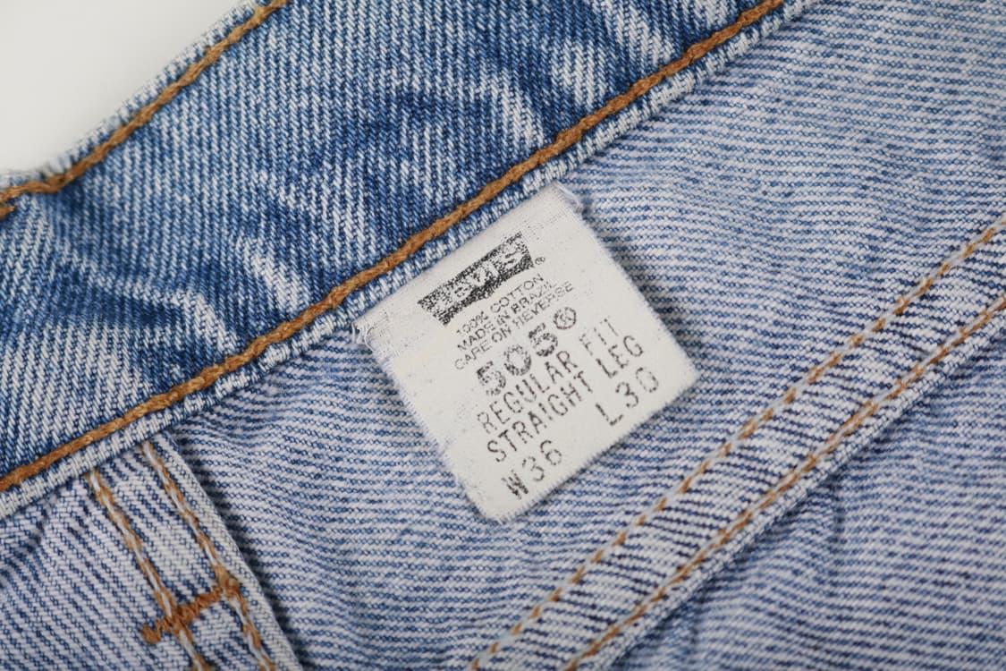 [36인치] 90's 리바이스 505 오렌지탭 데님팬츠 상품이미지4