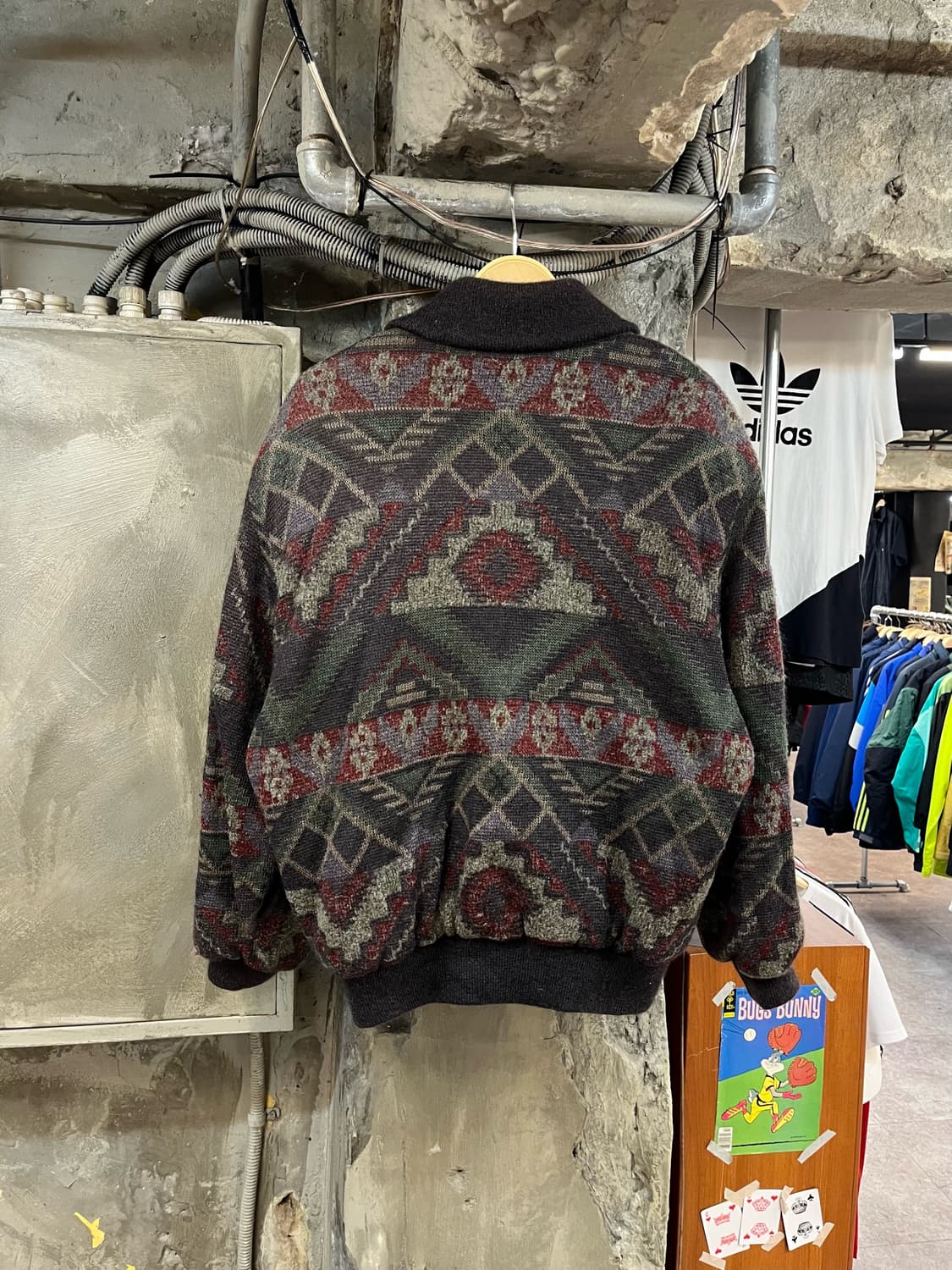 PGA 투어 패턴 가디건 브라운 100 #csz2749 상품이미지2