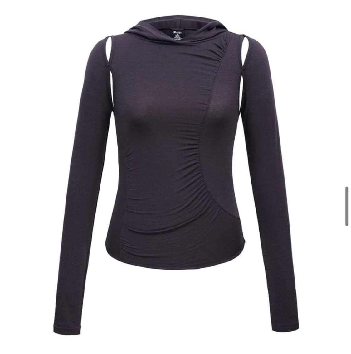 배디 컷아웃 셔링 후드 상품이미지2