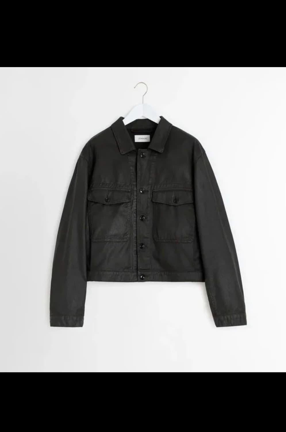 [50] Lemaire 샤이닝 코팅 트러커 데님 자켓 상품이미지2