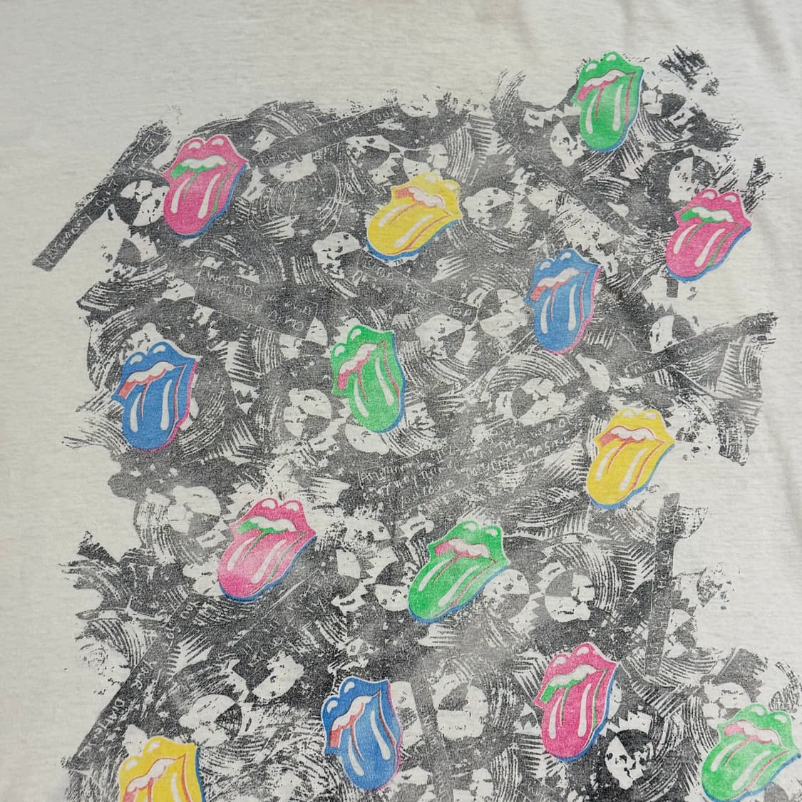 빈티지 80s 롤링스톤즈 Steel Wheels 티셔츠 상품이미지3