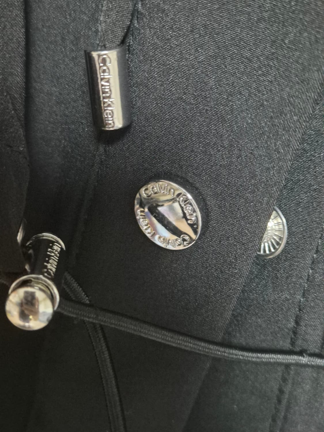 캘빈클라인 SS시즌 스트링 자켓 블랙 상품이미지4