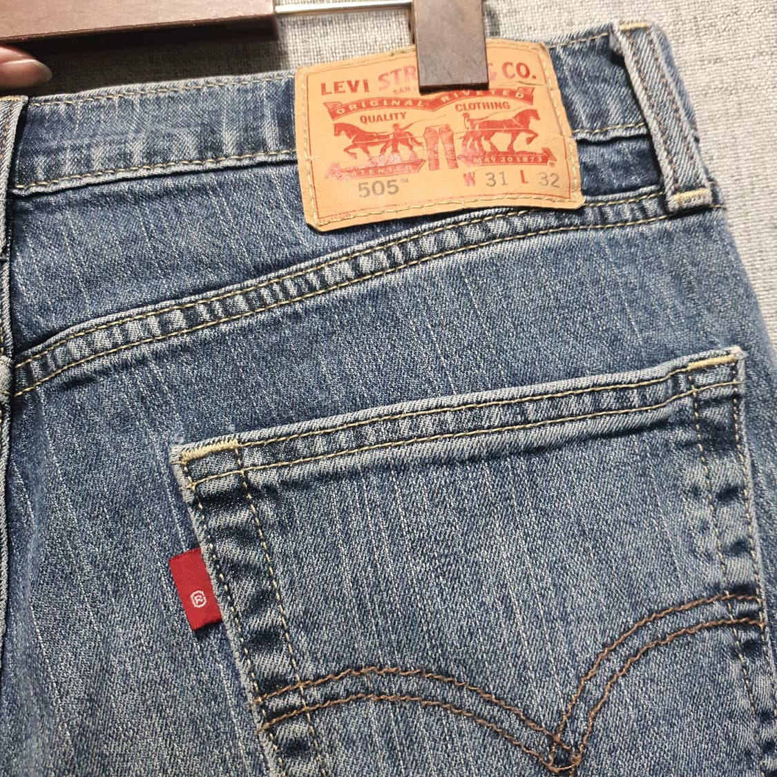 리바이스505 남성 데님 청바지  상품이미지3