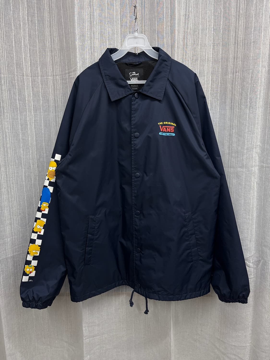 VANS 반스 심슨 리미티드 에디션 코치 자켓 상품이미지4