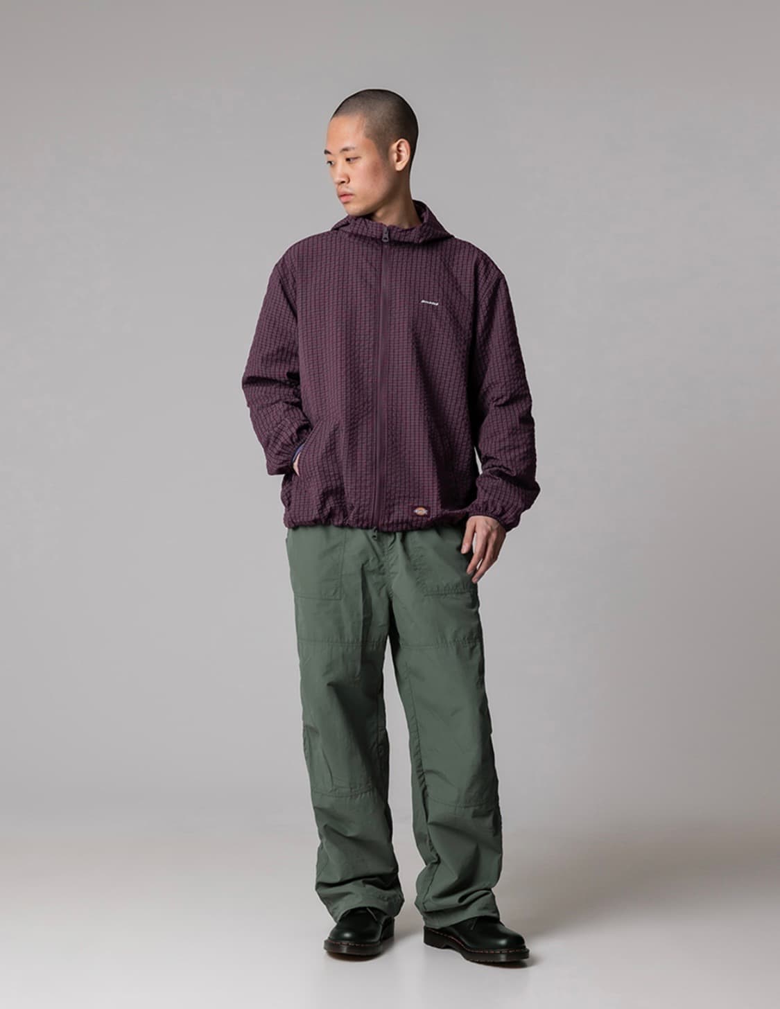 디키즈 그리드 체크 윈드브레이커 s 상품이미지2