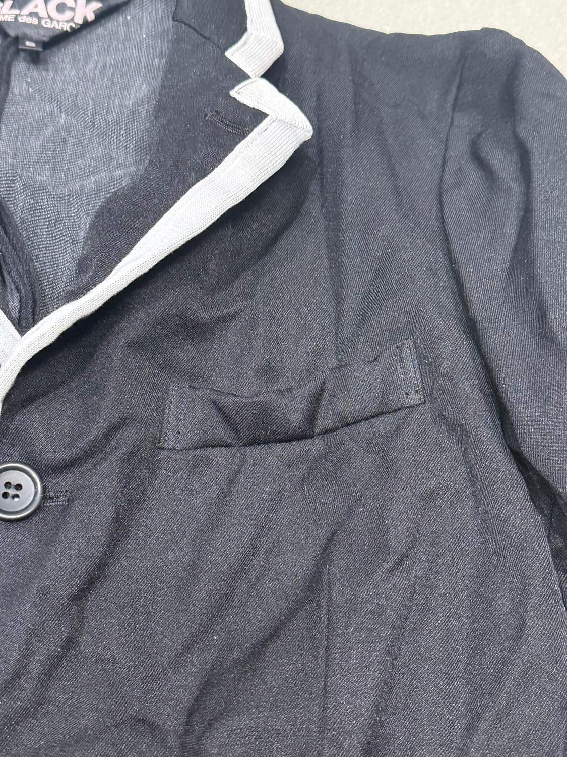 2010 꼼데가르송 주름 가공 블레이저 자켓 상품이미지5