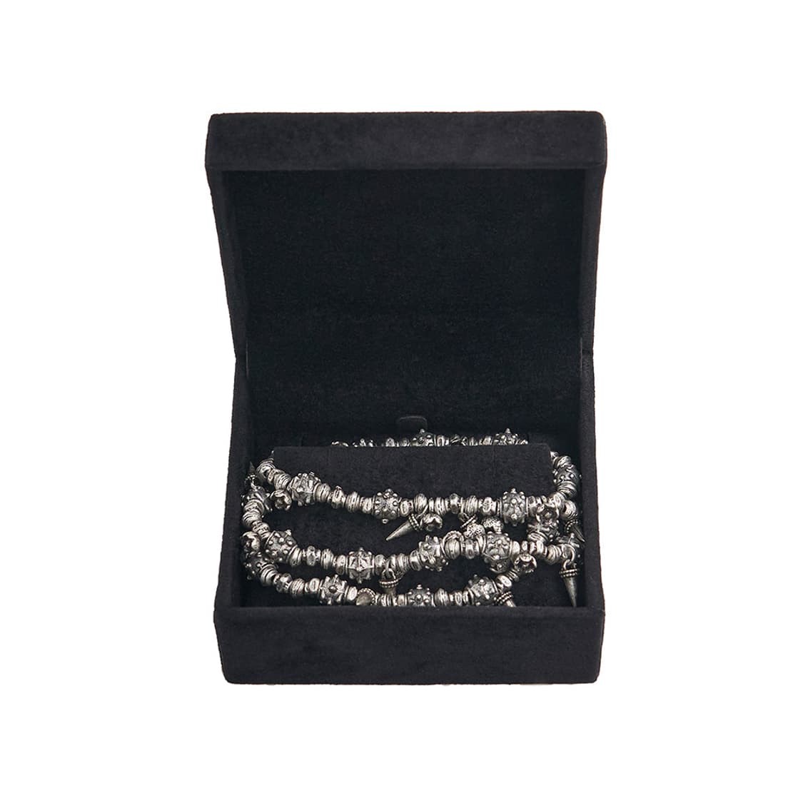 604 METAL FENCE CHUNKY LONG NECKLACE 상품이미지1