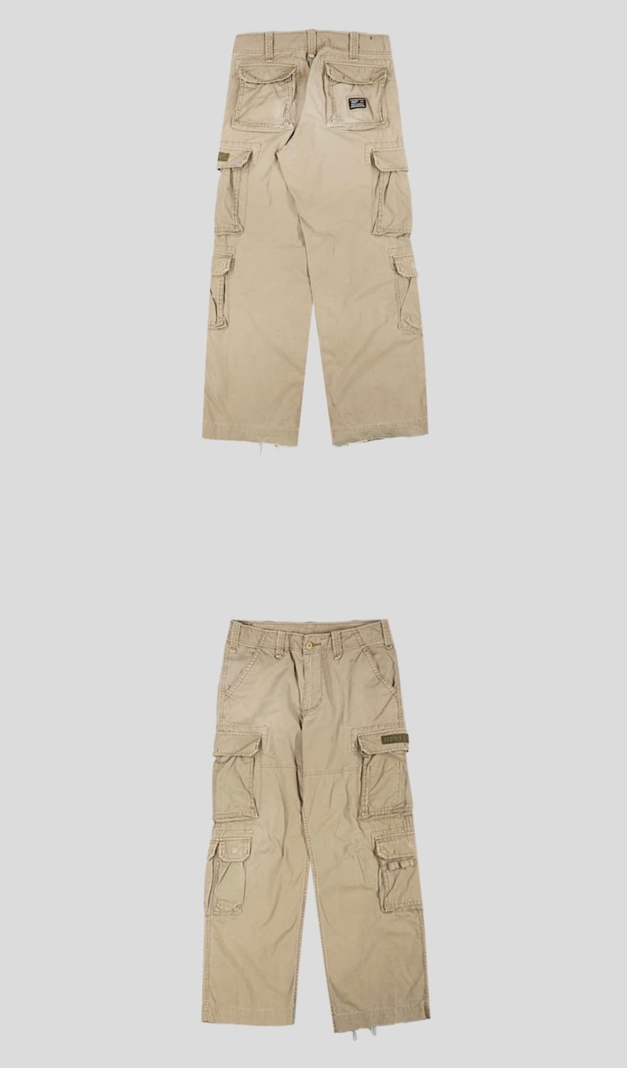 정품 알파인더스트리 일본판 베이지 멀티 카고팬츠 L ㅍㅍ 상품이미지7