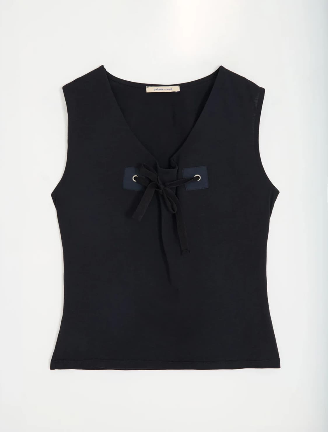 [XS,S,M,]팔로마울 Manir 슬리브리스 탑/블랙 상품이미지5