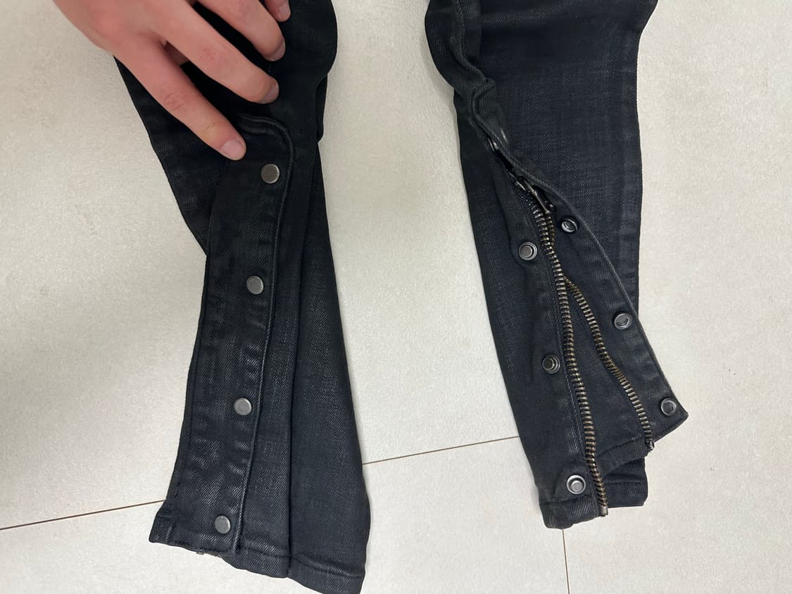 Dominass Stravan 블랙 코팅 팬츠 릭오웬스st 상품이미지1