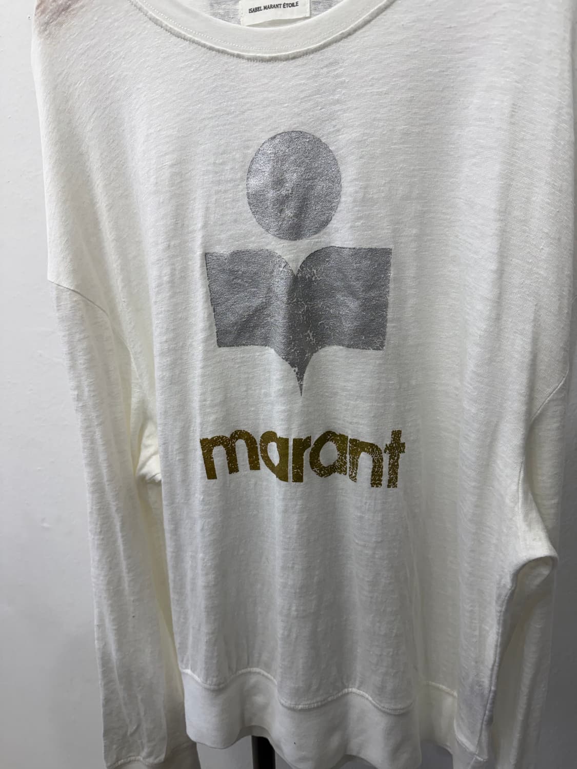 정품) 이자벨마랑 여성 루즈핏 얇은소재 맨투맨 38 상품이미지3