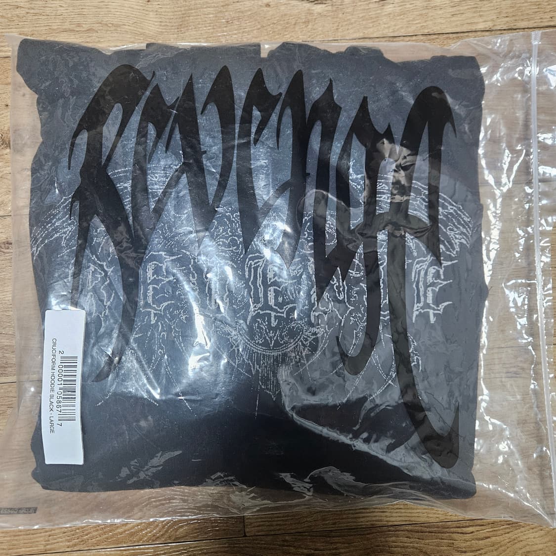 REVENGE CRUCIFORM HOODIE BLACK 상품이미지3