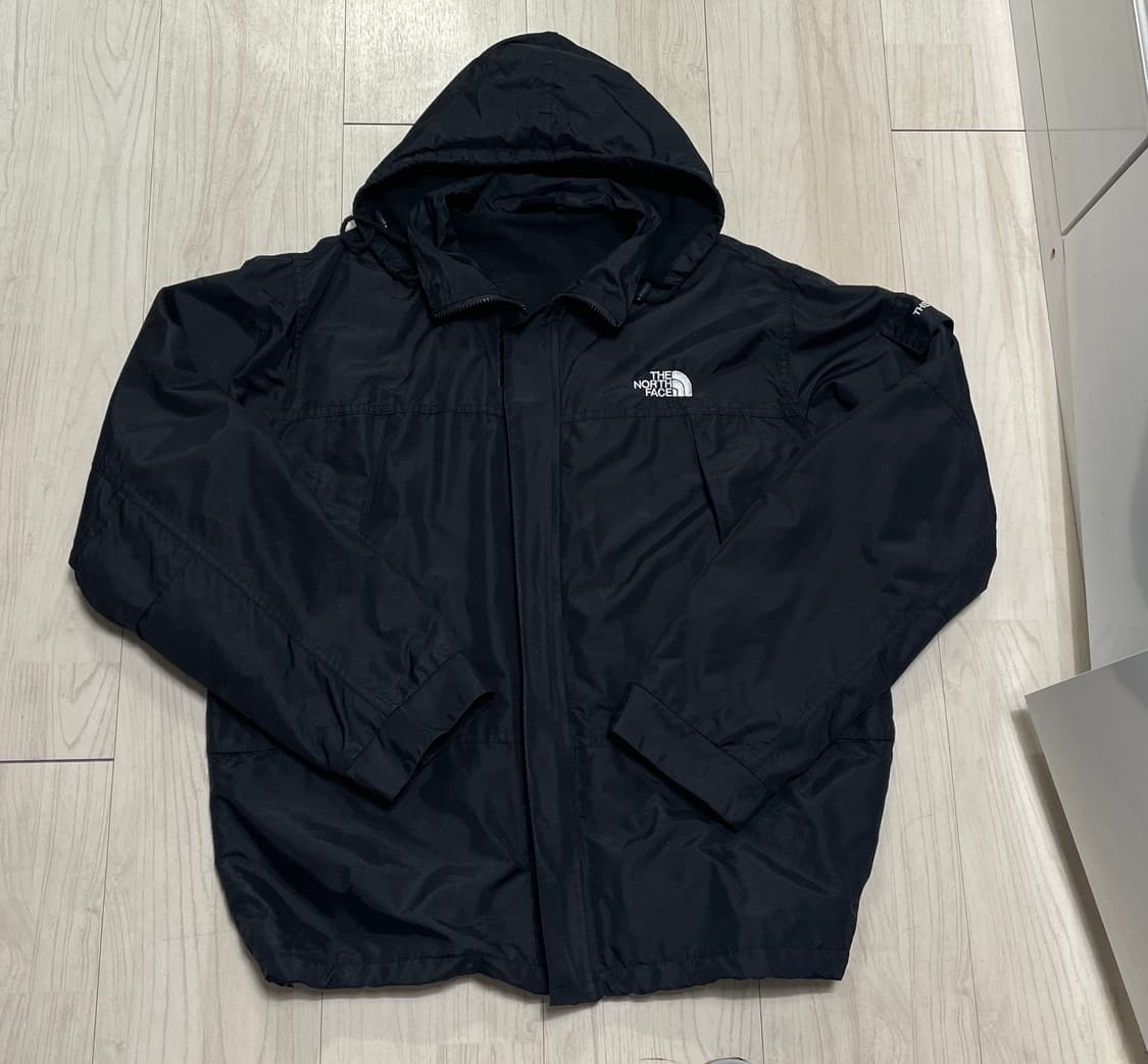 노스페이스 기모 바람막이 블랙 XL(105) 상품이미지1