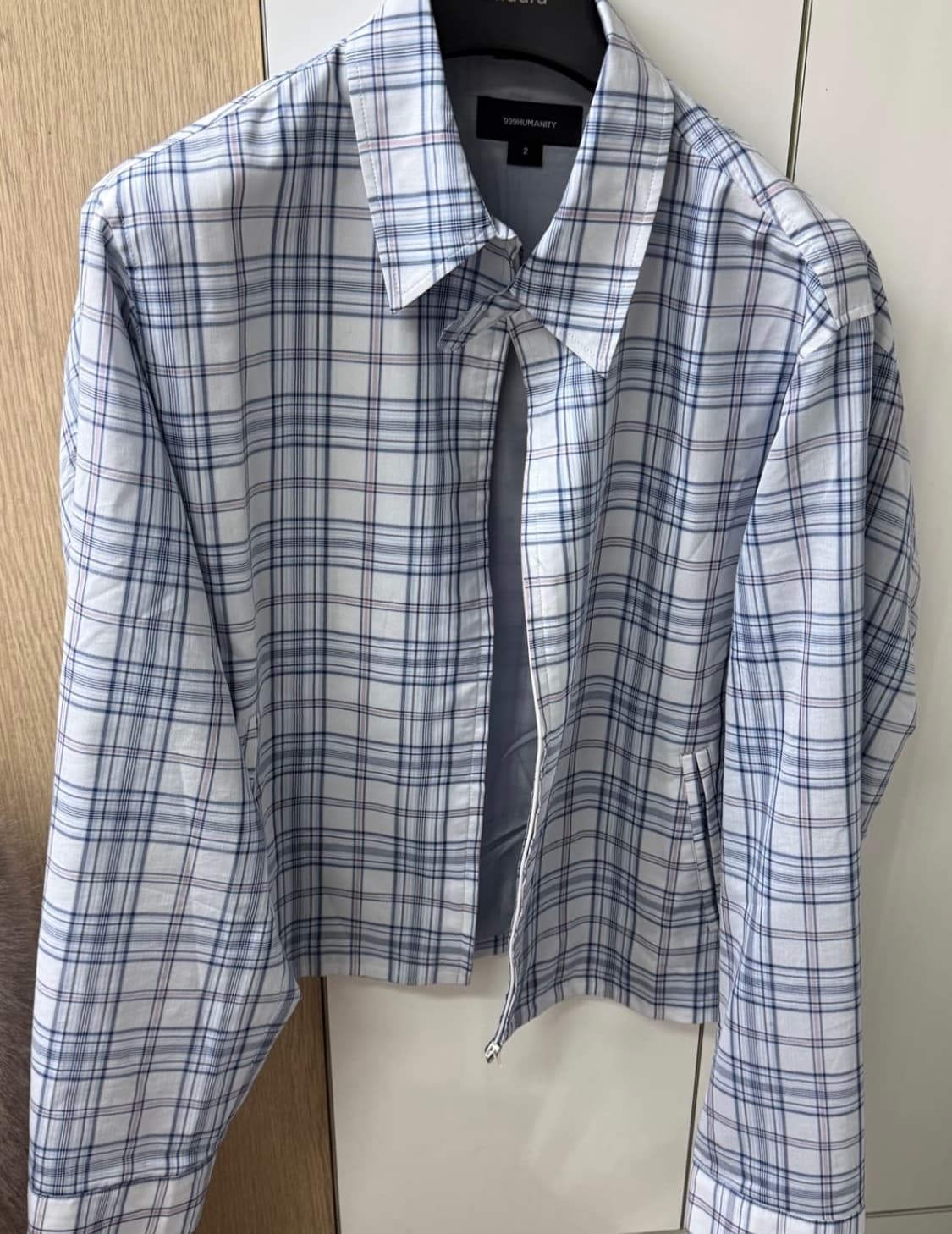 [2] 999휴머니티 체크 셔츠 자켓 셔켓 샘플 상품 상품이미지6