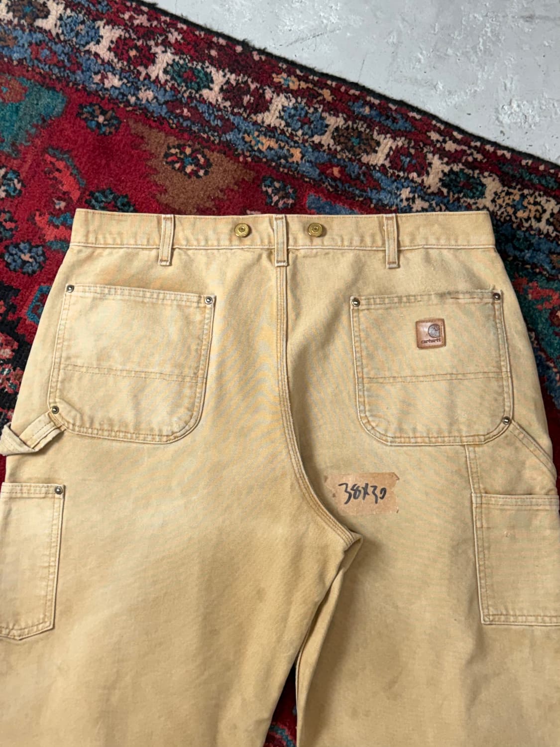 OG 칼하트 더블니 브라운 칼하트 B136 BRN 썩블니 상품이미지6